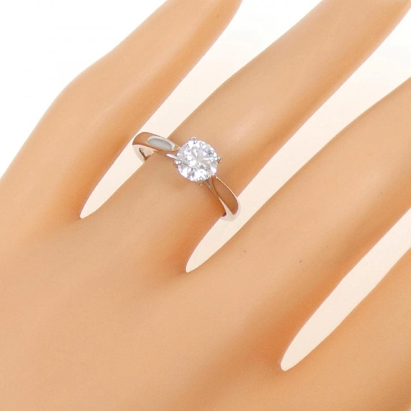 Nhẫn kim cương Solitaire PT900 0.736CT D VVS2 VG - Hàng hiệu Chính hãng 873731