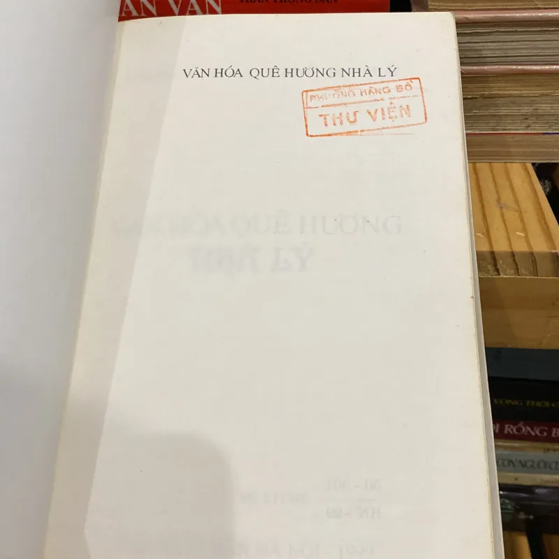 VĂN HÓA QUÊ HƯƠNG NHÀ LÝ (XB 1999) 777836