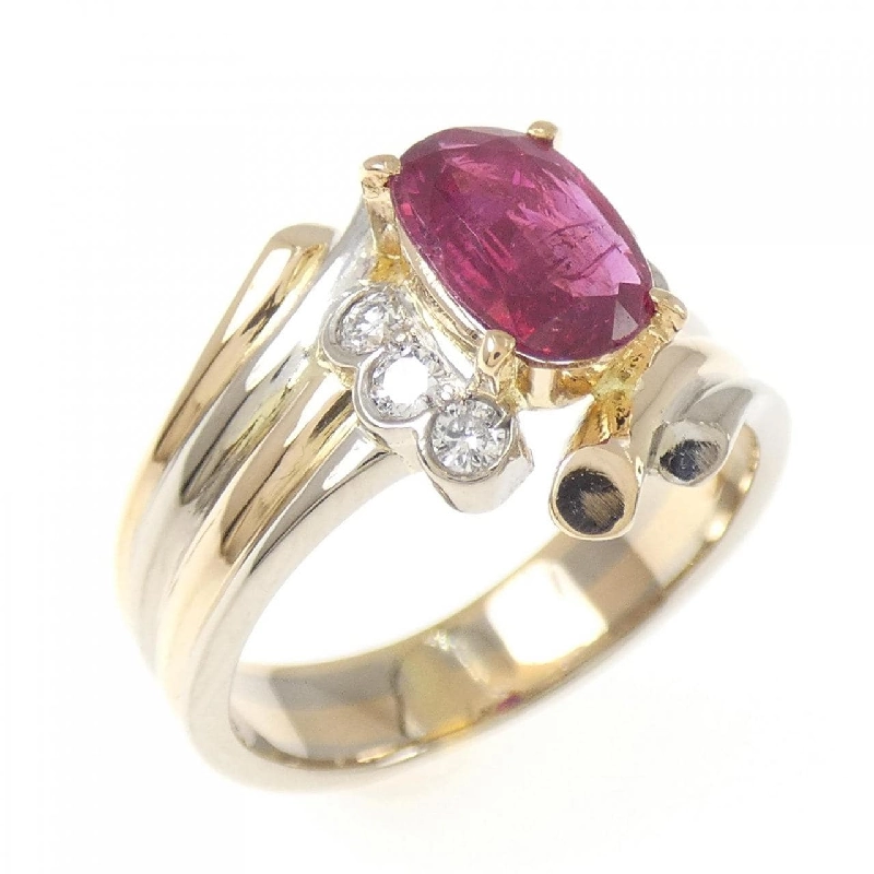 Nhẫn Ruby K18PG/K18WG 0.84CT - Hàng hiệu Chính hãng 853446