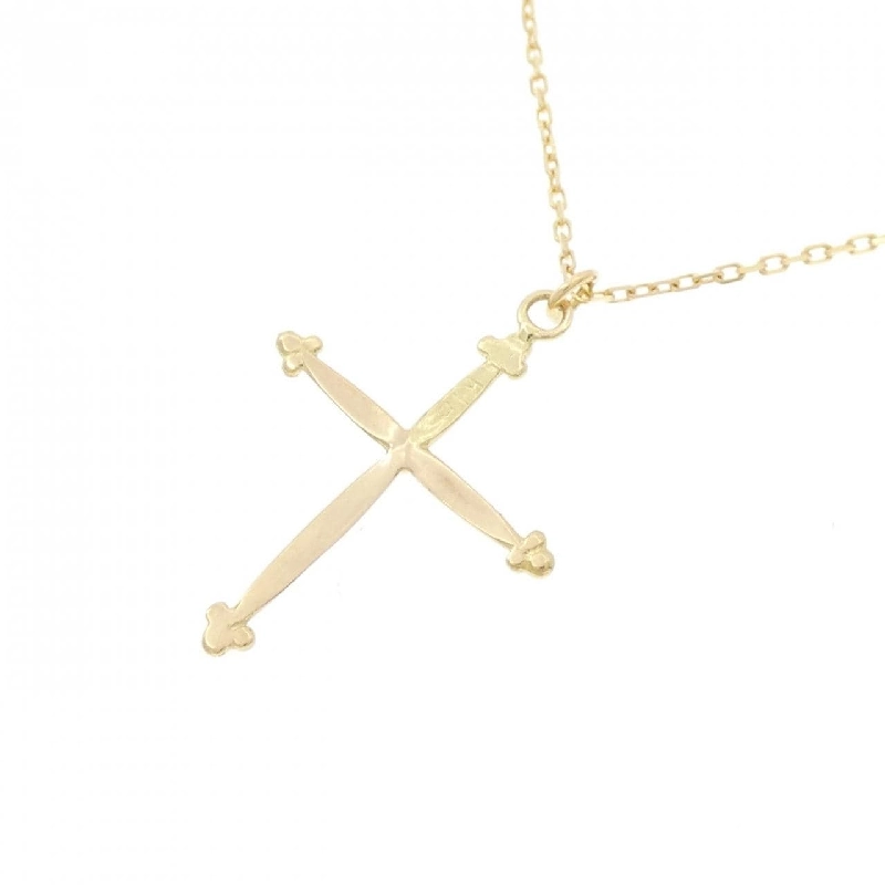 K18YG Dây chuyền hình chữ thập - Hàng hiệu Chính hãng 858827