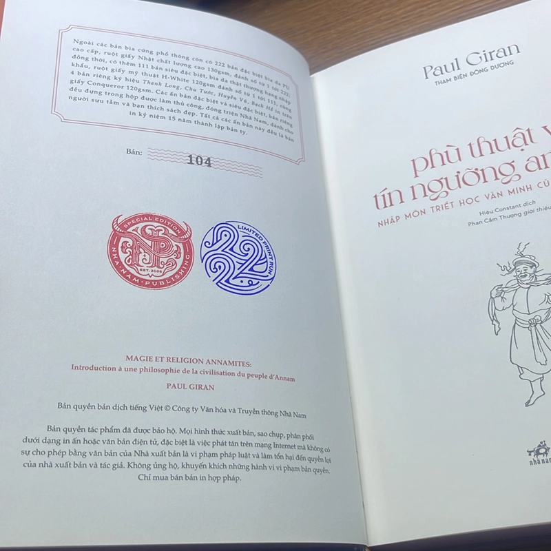 Phù thuật và tín ngưỡng An Nam Paul Giran S222 524160