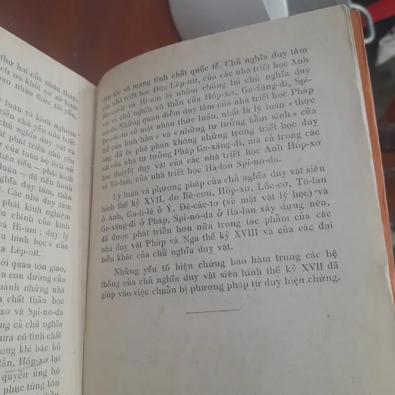 TRIẾT HỌC thời kỳ TIỀN TƯ BẢN CHỦ NGHĨA (xuất bản năm 1960) 714627
