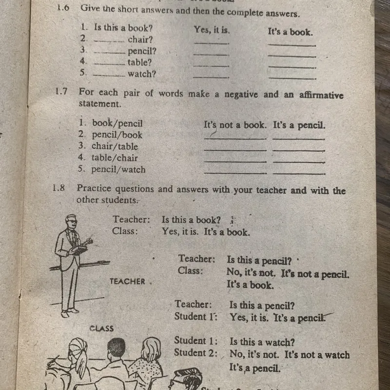 Song ngữ: English for Today, book one  735410