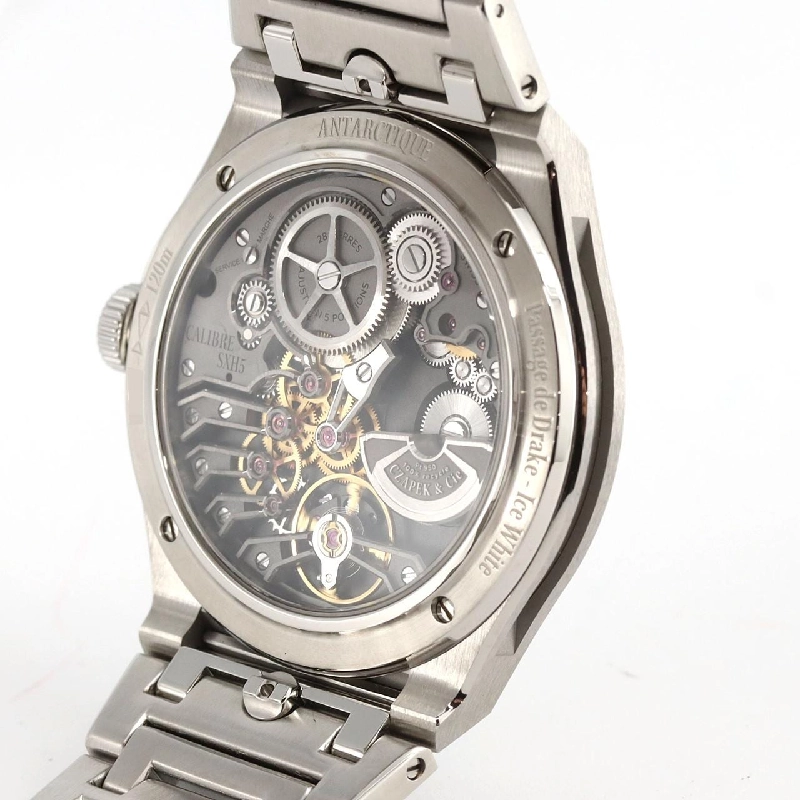 Chapeck Antarctic Passage de Drake Ice White ICE WHITE 12 RED TIP HAND SS tự động - Hàng hiệu Authentic 880474