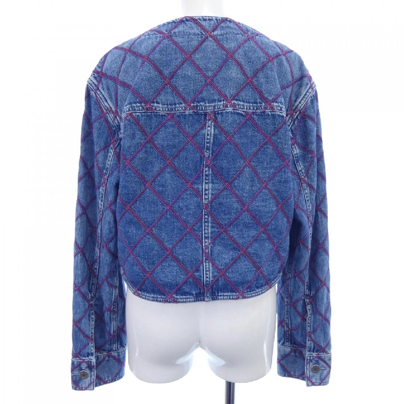 【Khuyến mãi】Áo khoác denim CHANEL 642612