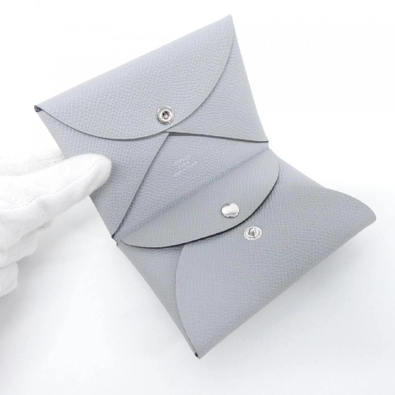 【Sản phẩm chưa sử dụng】Ví tiền Hermes Calvi Duo 083035CK 621234