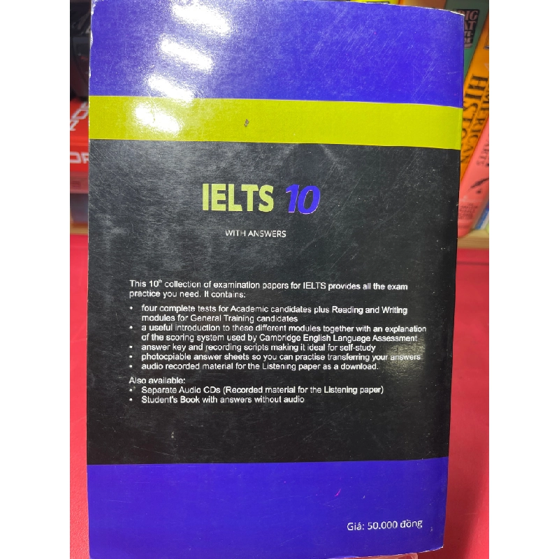 Ielts 10 cẩm nang luyện thi ielts 2015 mới 75% bẩn viền nhẹ bút chì mỗi sách Kim Ngọc HPB1905 SÁCH HỌC NGOẠI NGỮ 349231