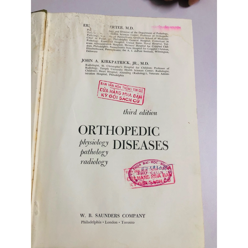 ORTHOPEDIC DISEASE  PHYSIOLOGY  PATHOLOGY  RADIOLOGY  470552