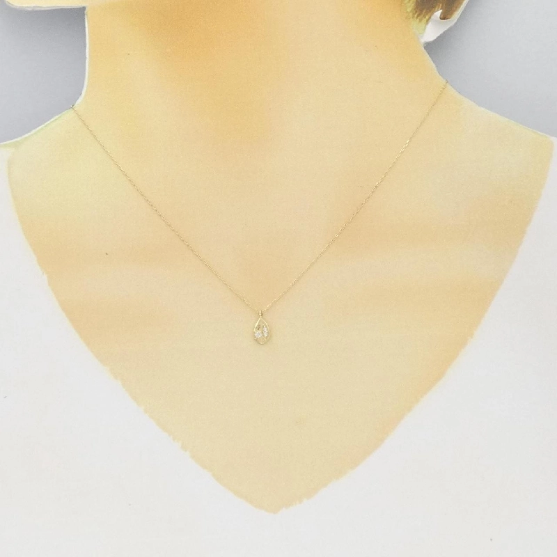 K18YG Dây chuyền kim cương 0.05CT - Hàng hiệu Chính hãng 863783