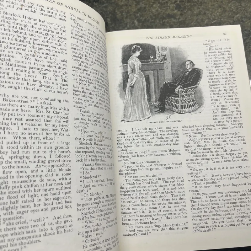 The original illustrated Sherlock Holmes hard cover 735768