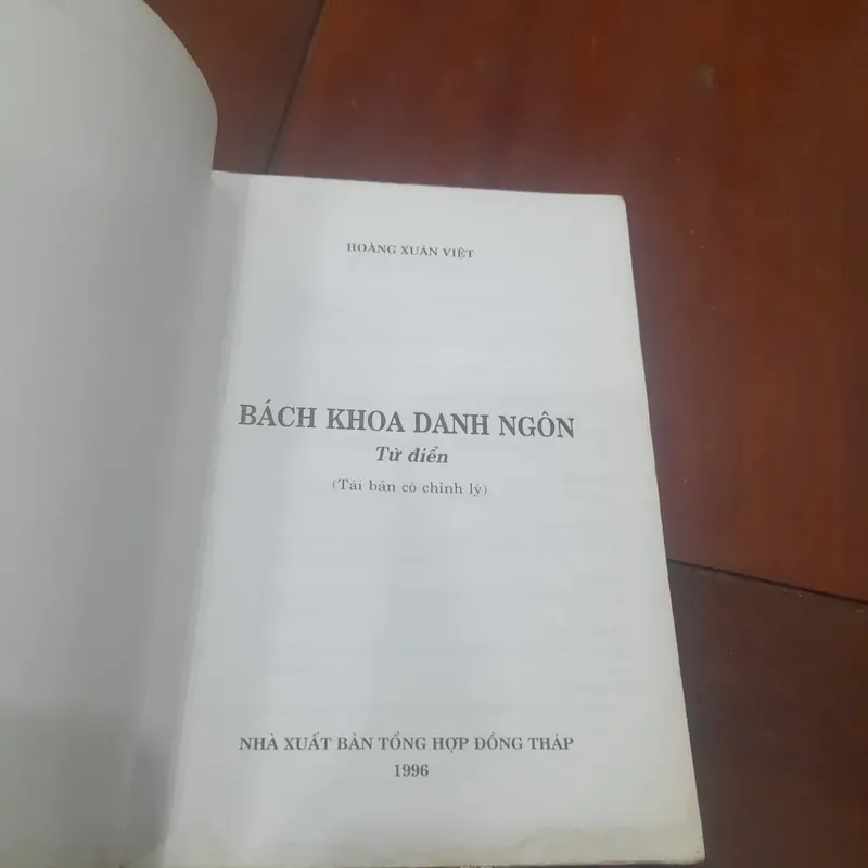 Hoàng Xuân Việt - BÁCH KHOA DANH NGÔN từ điển 563004