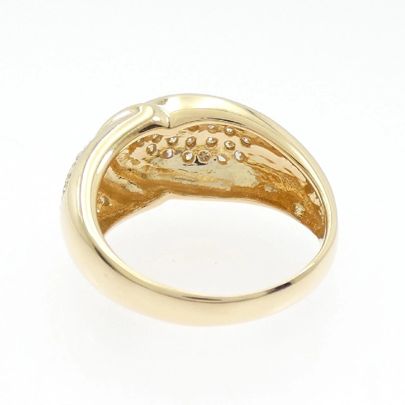 Nhẫn kim cương Pavé K18YG - Hàng hiệu Authentic 848676