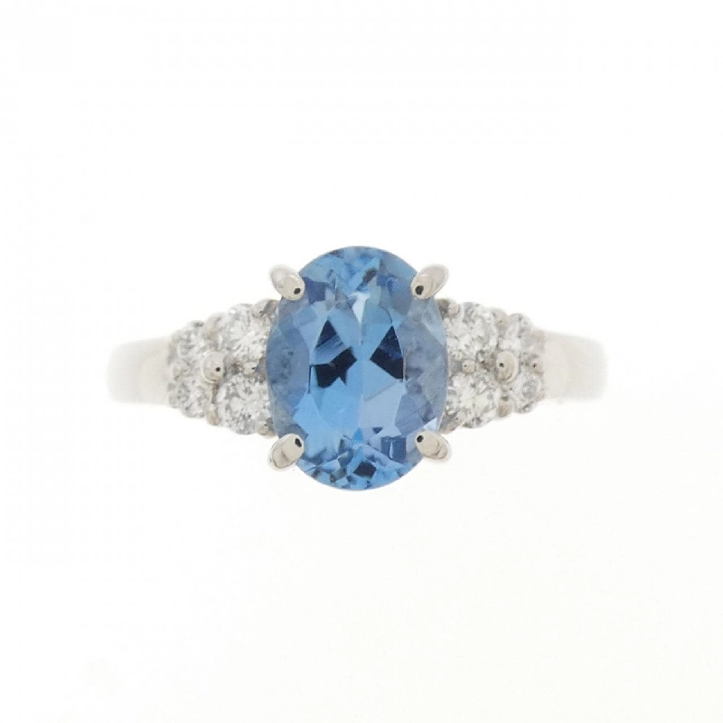 Nhẫn Aquamarine PT900 0.95CT - Hàng hiệu Chính hãng 851884