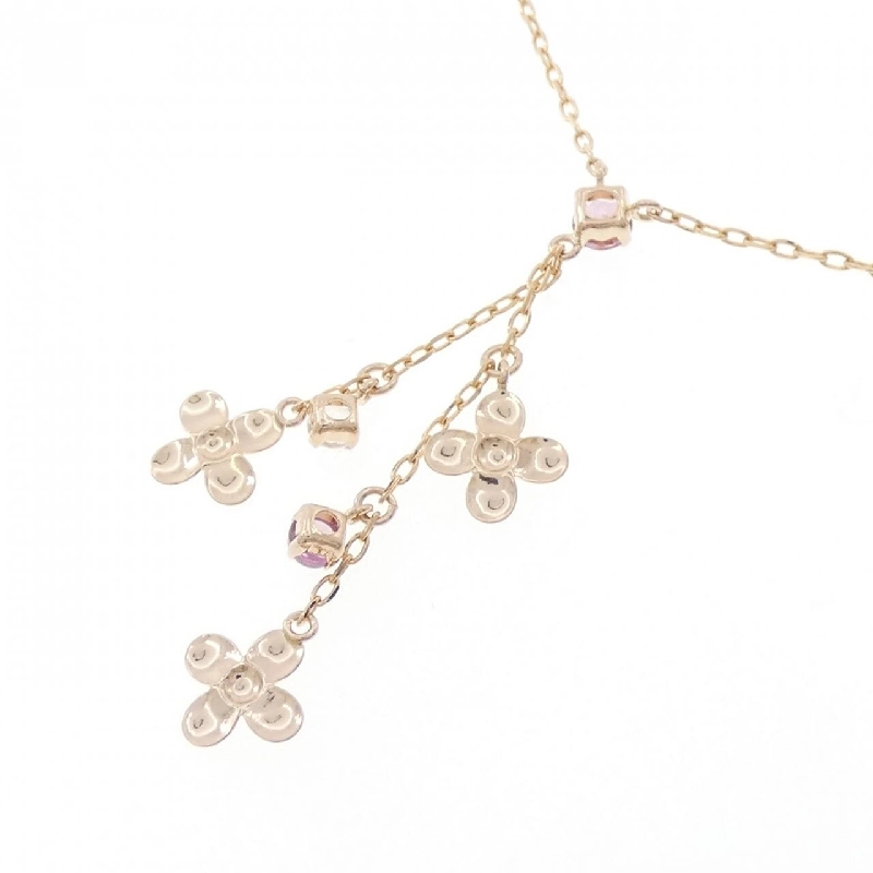 K18PG Hoa Tourmaline Dây Chuyền - Hàng hiệu Chính hãng 859989