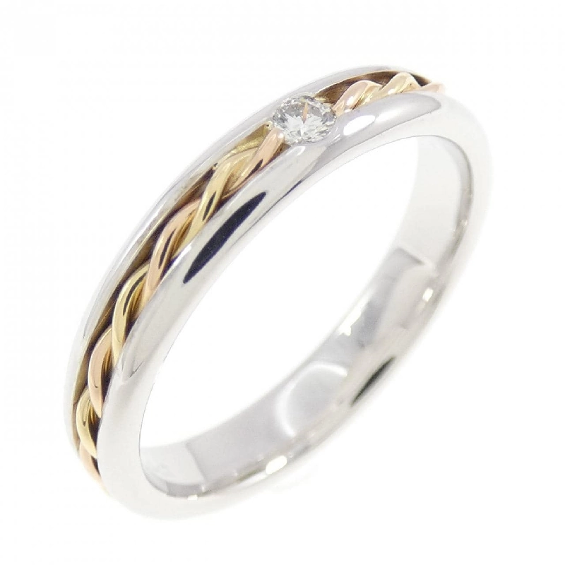 Nhẫn kim cương ba màu 750 0.04CT 669481