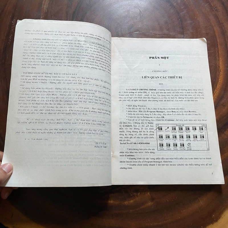 II Tựa sách: Tìm Hiểu Âm Nhạc Vi Tính ENCORE 4.04 _ ONCORE 3.0 - Huy Liêm - 1997 451520