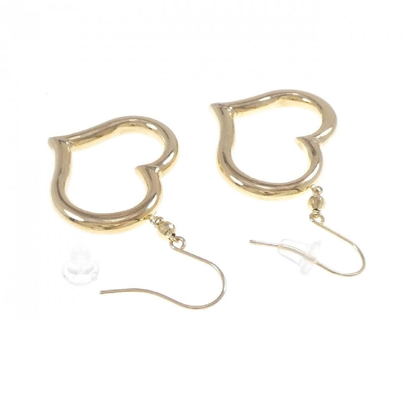 K18YG Bông tai hình trái tim - Hàng hiệu Chính hãng 870357