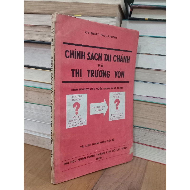 Chính sách tài chánh và thị trường vốn - V. V. Bhatt, Paul.A. Popiel 734483