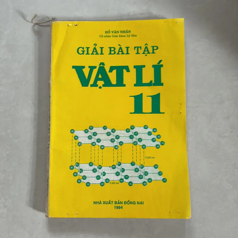 Giải bài tập vật lý 11 - Hồ Văn Nhân - 1994s 990333