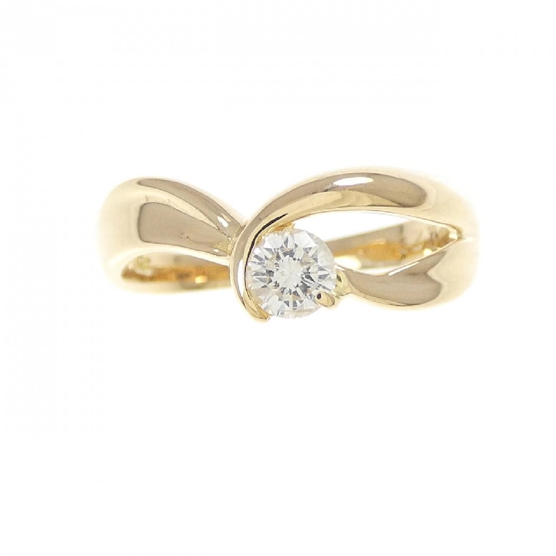 Nhẫn kim cương K18YG 0.20CT - Hàng hiệu Authentic 852011