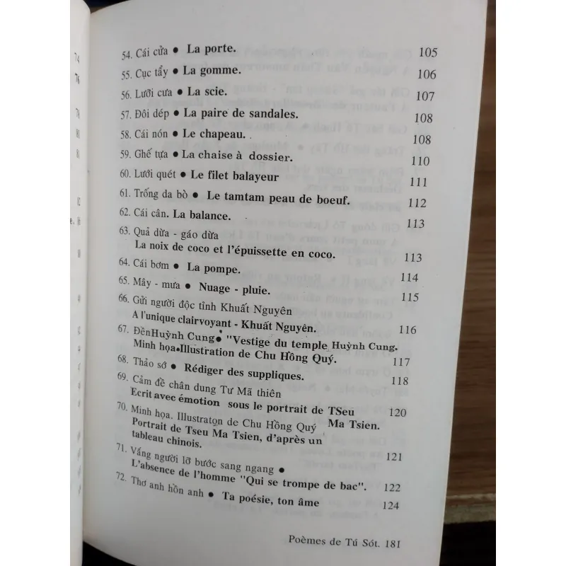 tập thơ song ngữ Việt - Pháp có tiêu đề "Cánh thời gian" (tựa tiếng Pháp: AILES DU TEMPS) 958380