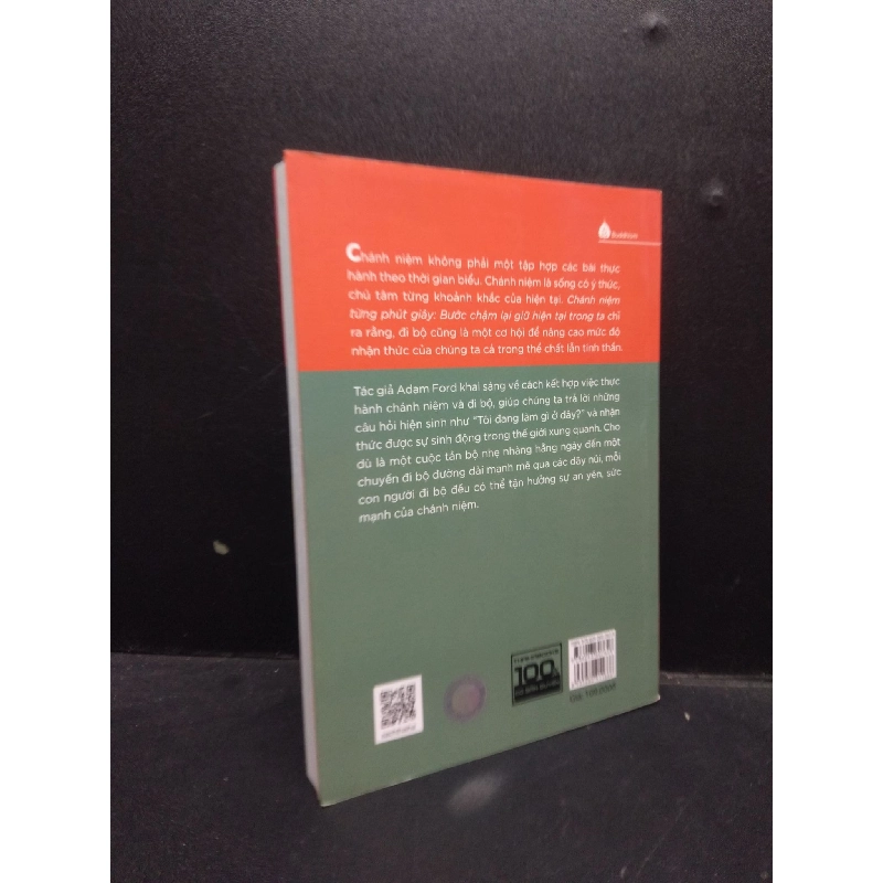 Bước chậm lại giữ hiện tại trong ta - Chánh niệm từng phút giây Adam Ford 2022 Mới 95% bẩn nhẹ góc HCM.ASB0309 913497
