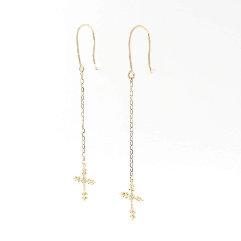 Bông tai kim cương chéo Orefice - Hàng hiệu Authentic 845046