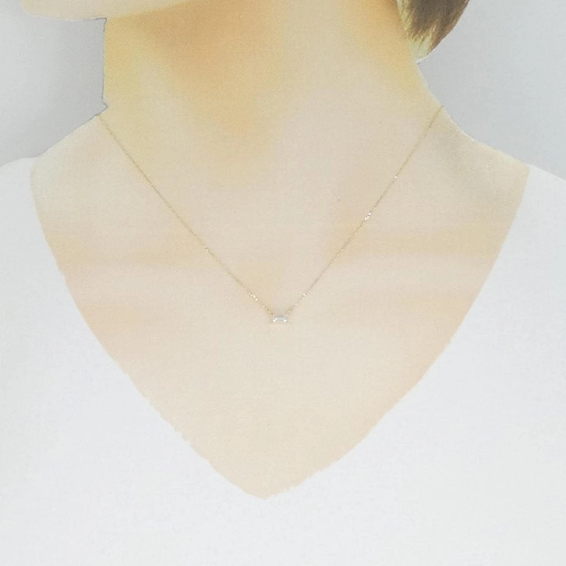 K18YG Dây chuyền kim cương 0.20CT - Hàng hiệu Chính hãng 862566