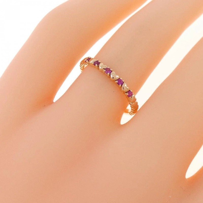 Nhẫn Ruby Hình Trái Tim 4゜C - Hàng hiệu Chính hãng 837725