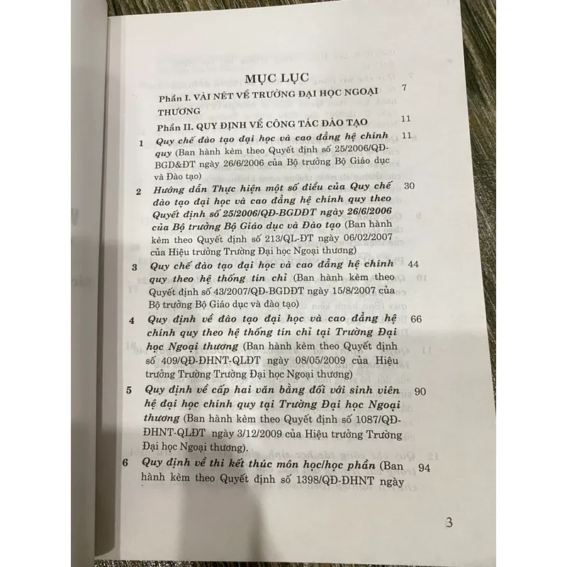 CÁC QUY ĐỊNH VỀ CÔNG TÁC HỌC TẬP QUẢN LÝ SV NGOẠI THƯƠNG** QUÀ TẶNG CHO ĐƠN MUA SP TRONG  688175