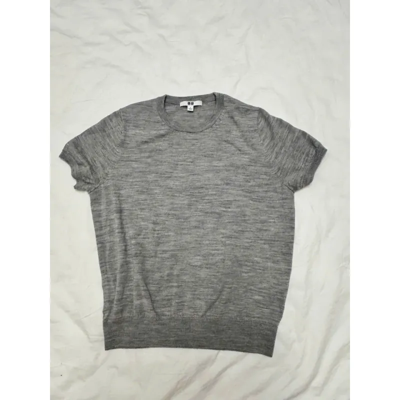 [Like new ] Áo len Uni dáng boxy size L xám 595672