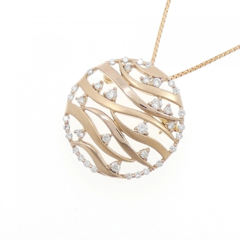 K18PG/K18YG Dây chuyền kim cương 0.50CT - Hàng hiệu Chính hãng 861216