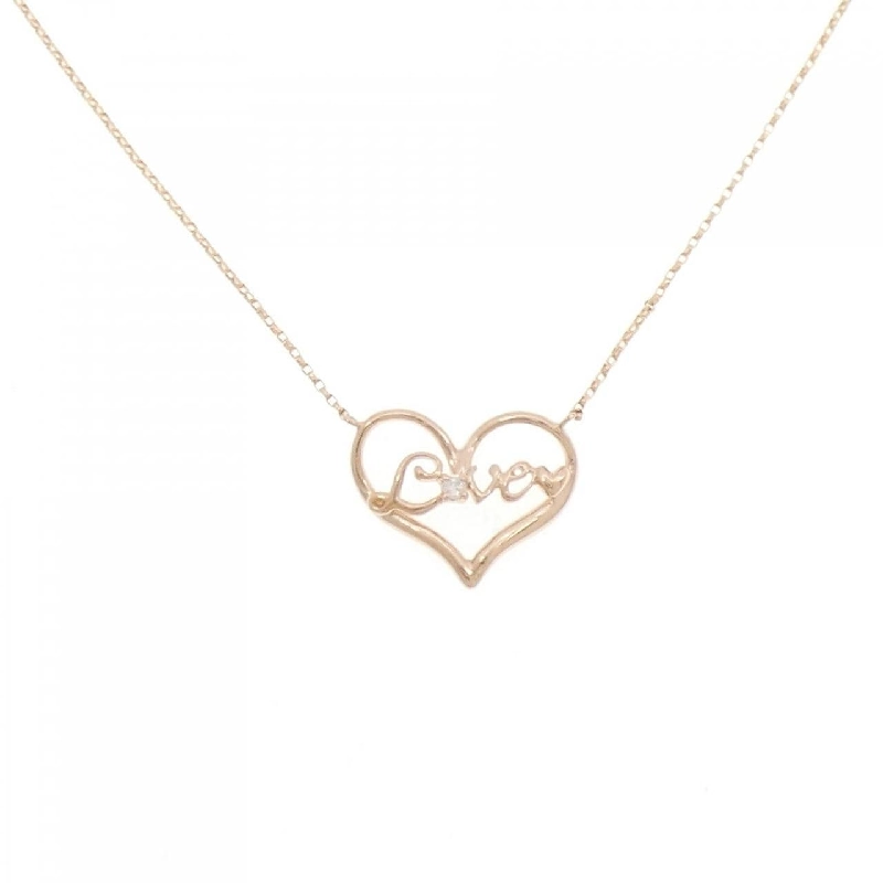 K10PG Dây chuyền kim cương hình trái tim - Hàng hiệu Chính hãng 860059