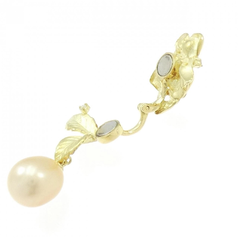 K18YG Rose Trắng Ngọc Trai Pendant - Hàng hiệu Chính hãng 864326