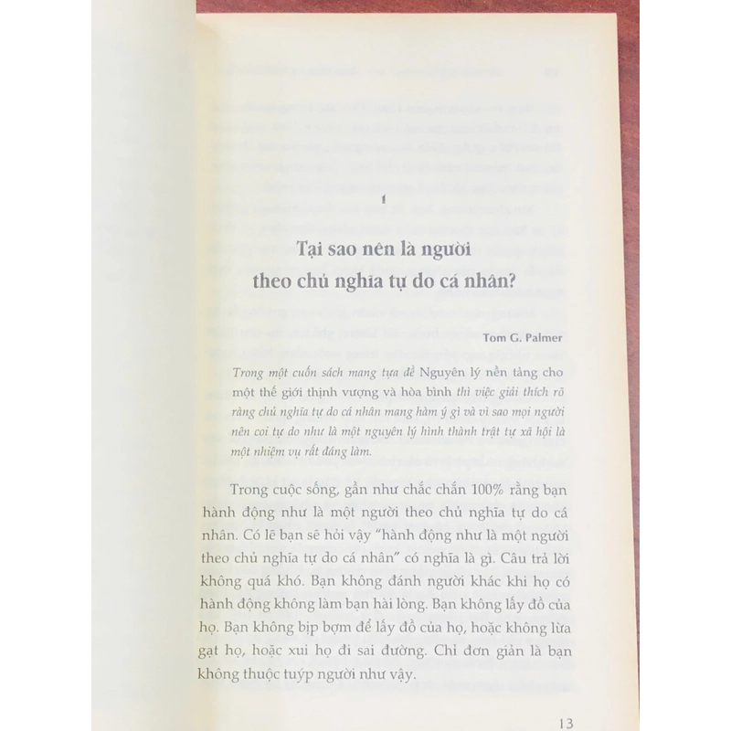 NGUYÊN LÝ NỀN TẢNG CHO MỘT THẾ GIỚI THỊNH VƯỢNG VÀ HÒA BÌNH - CHỦ BIÊN: TOM G. PALMER 454421