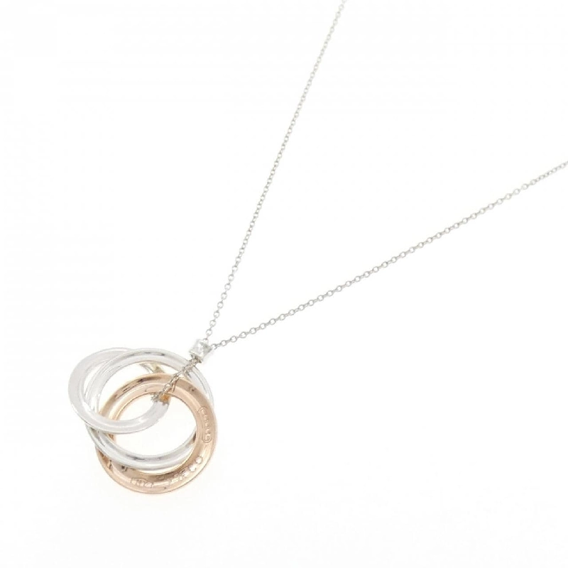 Tiffany 1837 Vòng cổ hình tròn đan xen - Hàng hiệu Authentic 840572