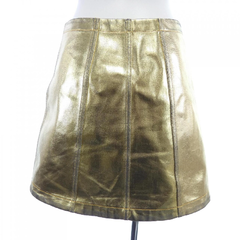 Chân váy mini A-line vàng LOUIS VUITTON FOSK26GM1 651150