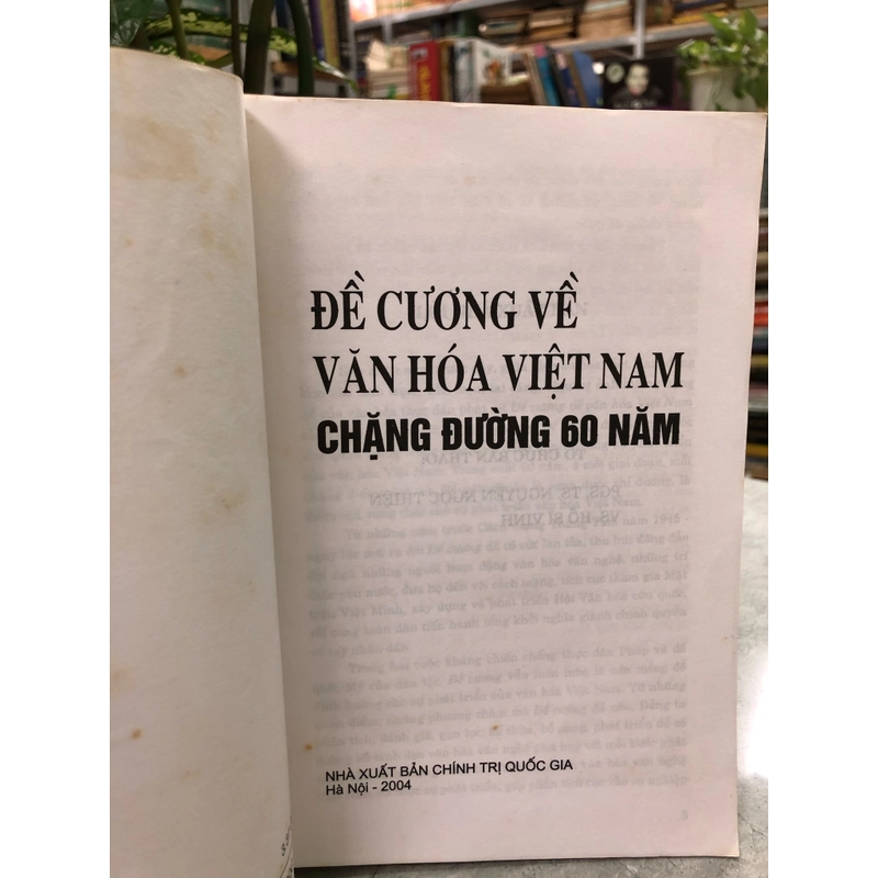 ĐỀ CƯƠNG VỀ VĂN HÓA VIỆT NAM CHẶNG ĐƯỜNG 60 NĂM 464137