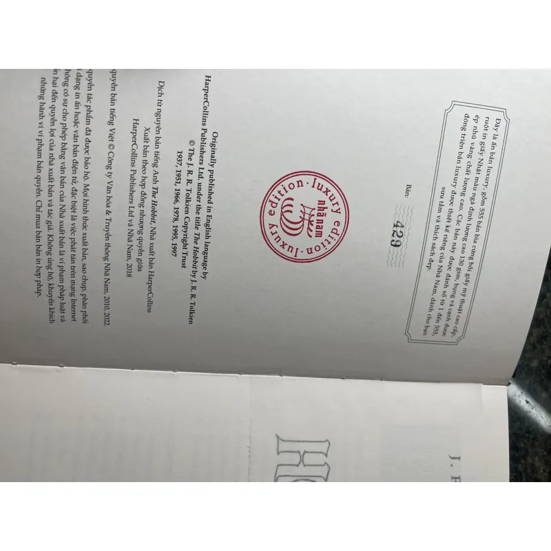 Anh chàng Hobbit J.R.R. Tolkien Bản đặc biệt 674045