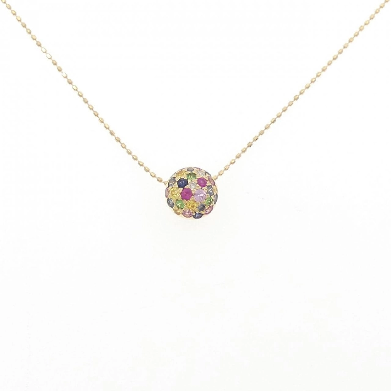 K18YG Đá màu Dây chuyền - Hàng hiệu Chính hãng 864000