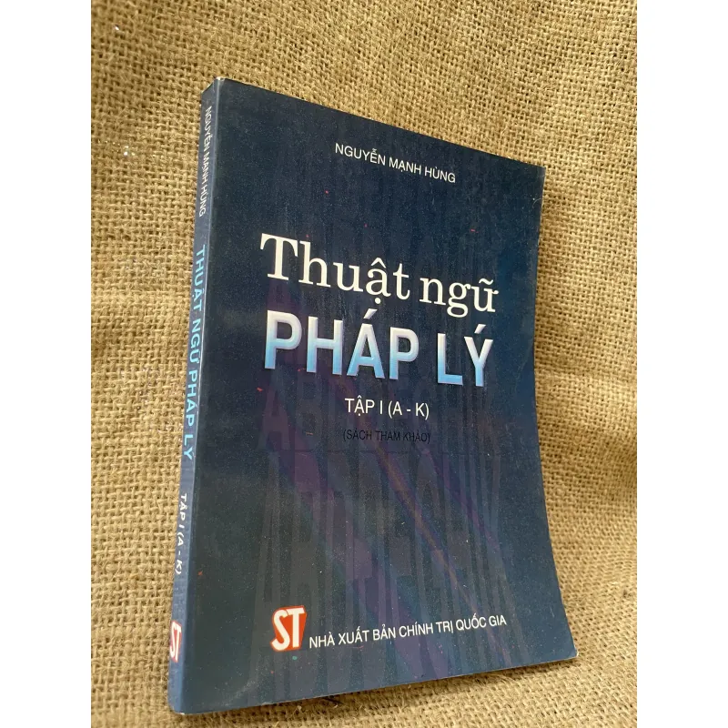 Thuật ngữ pháp lý tập 1 - 250 trang  993690