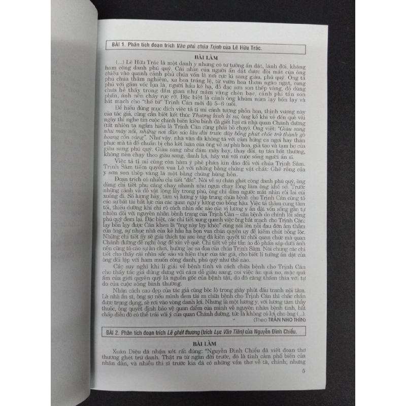 162 Bài làm văn hay chọn lọc 11 Thái Quang Vinh - Thảo Bảo Mi mới 90% bẩn ố nhẹ 2020 HCM.ASB2408 916935