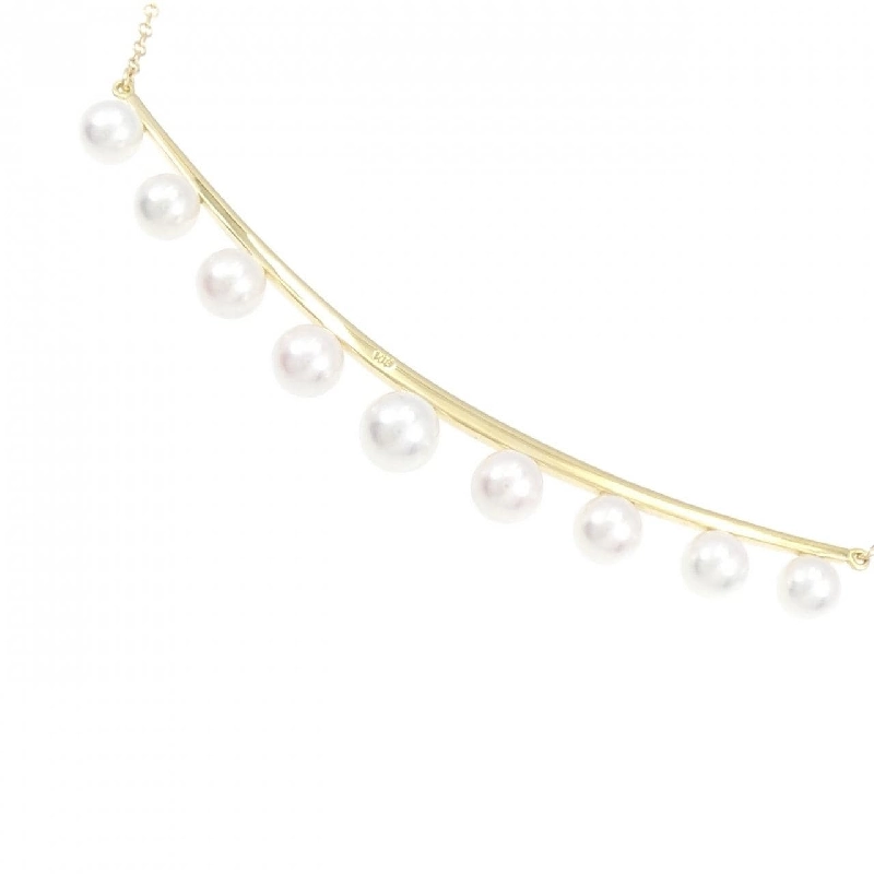 K18YG Ngọc trai Akoya Dây chuyền - Hàng hiệu Chính hãng 856612