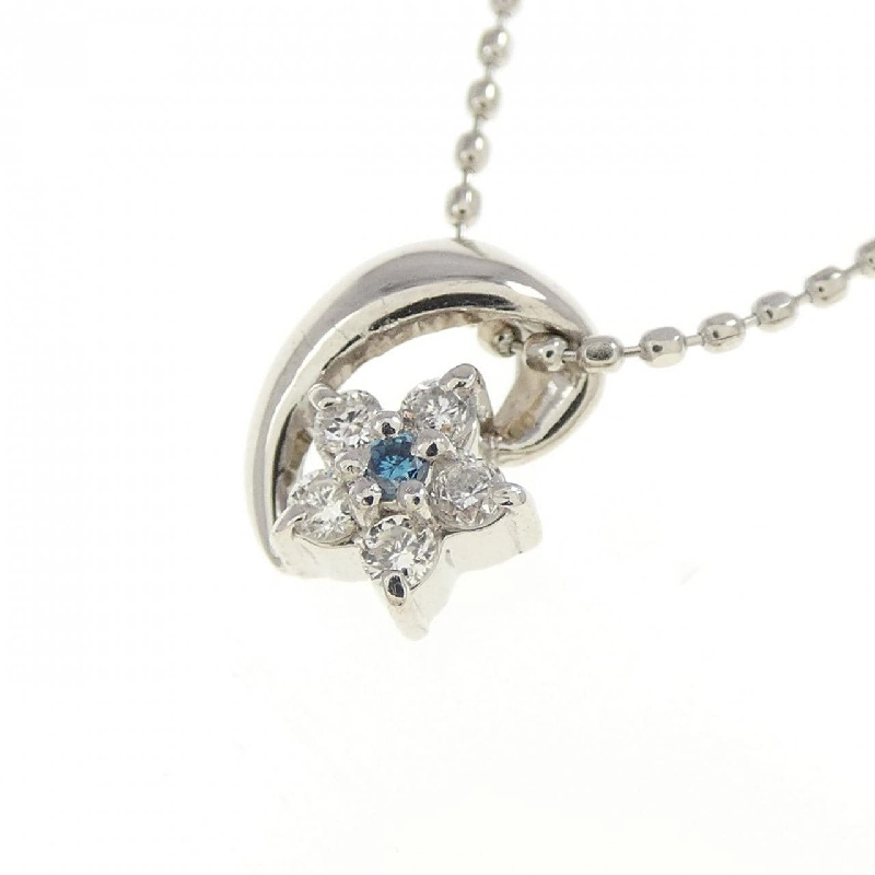 Dây chuyền kim cương hoa PT900/PT850 0.08CT - Hàng hiệu Chính hãng 862882