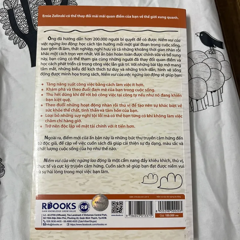 Niềm vui của việc ngừng lao động - Ernie J.Zelinski 1008552