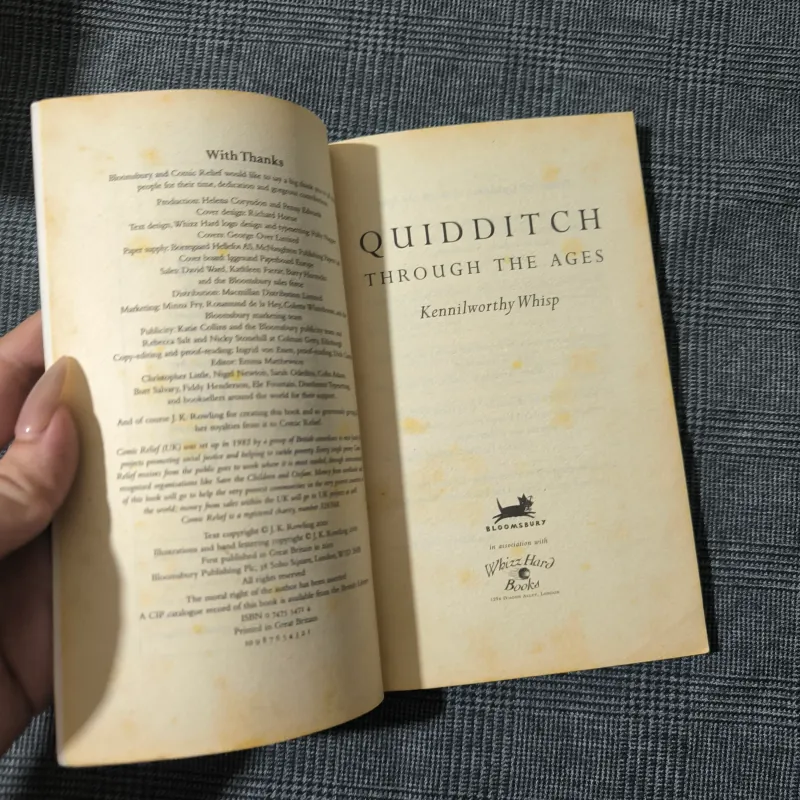 Quidditch Through The Ages - Harry Potter 786332