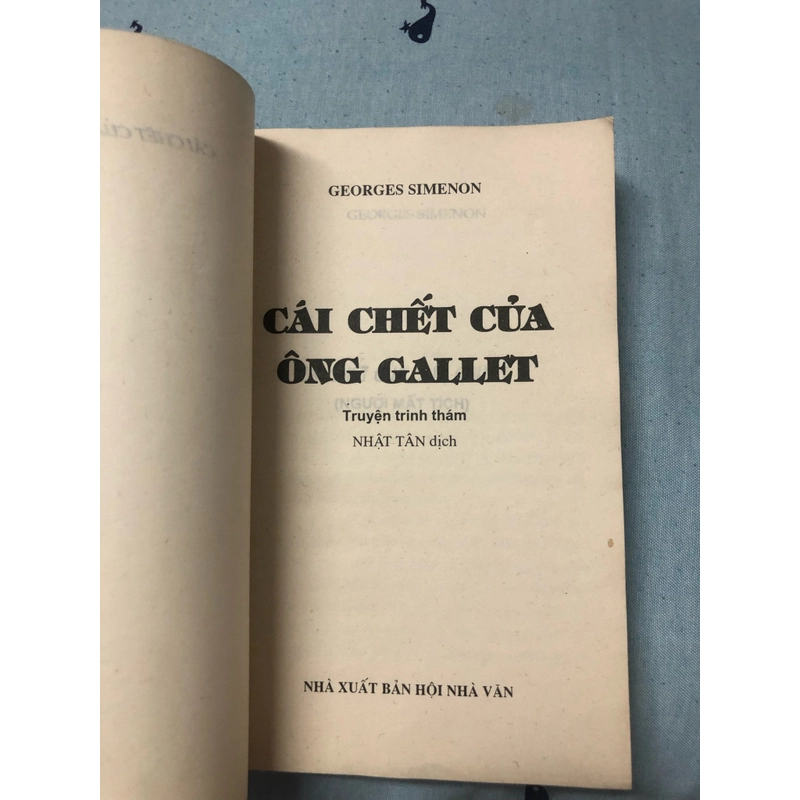 GEORGES SIMENON - Cái chết của ông Galley (kiệt tác trinh thám, 2003) 332700