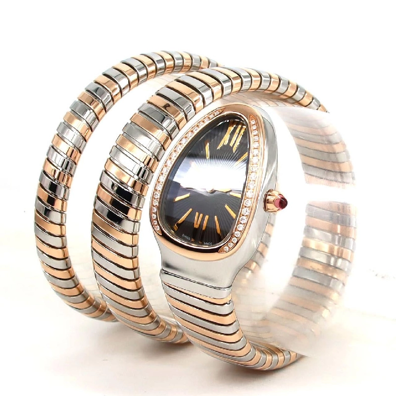 Bulgari Serpenti Tubogas PG kết hợp kích thước S SP35SPG/SP35BSPGD.2T SSxPG Quartz - Hàng hiệu Chính hãng 873842