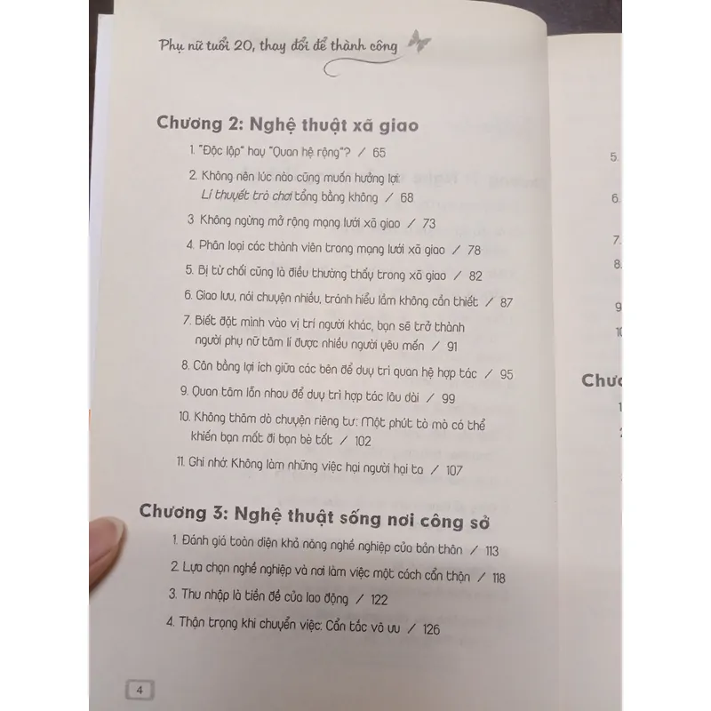 Phụ nữ tuổi 20: Thay đổi để thành công - Sách cũ 640337