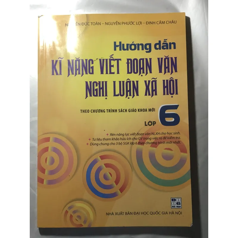 Sách “Hướng dẫn kĩ năng viết đoạn văn nghị luận xã hội lớp 6” 757266